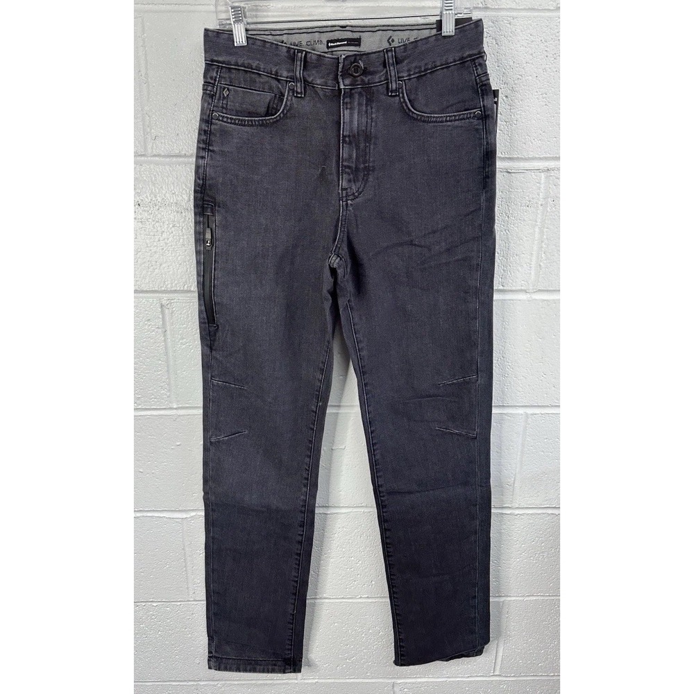NWT Black Diamond Mission Wool Denim Pants‎ Gray Men's Size 30x34